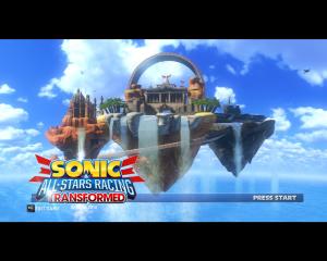 Sonic & All-Stars Racing Transformed Title Screen
